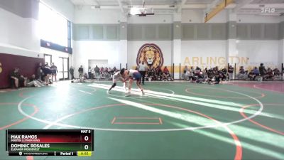 150 lbs Cons. Round 4 - Dominic Rosales, Eleanor Roosevelt vs Max Ramos, Martin Luther King