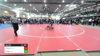 113 lbs Consolation - Cam Davis, Cranston West vs Peyton Ellis, Coventry