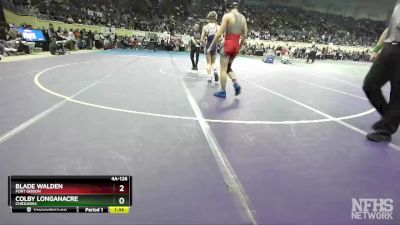 4A-126 lbs Semifinal - Colby Longanacre, Chickasha vs Blade Walden, Fort Gibson