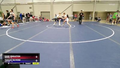 120 lbs 4th Wrestleback (16 Team) - Gage Singleton, Oregon vs Taegan Gilmore, Ohio Red