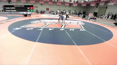 149 lbs Cons. Round 4 - Ryan Hinger, Elmhurst University vs Kael Kurtz, Coe