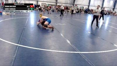 Silver 141 lbs Cons. Round 1 - Aden Vargus, Joliet Junior College vs Owen Becker, Wisconsin-Platteville
