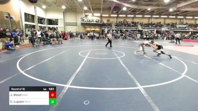 113 lbs Round Of 16 - James Blood, Sanford vs Connor Lupiani, Mount Everett