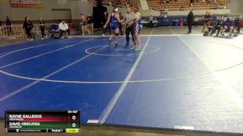 D1-157 lbs Cons. Round 1 - Rayne Gallegos, Westwood vs David Hinojosa, Chandler