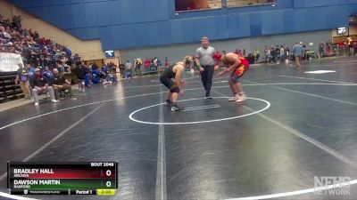 2 - 190 lbs Champ. Round 1 - Dawson Martin, Radford vs Bradley Hall, Arcadia