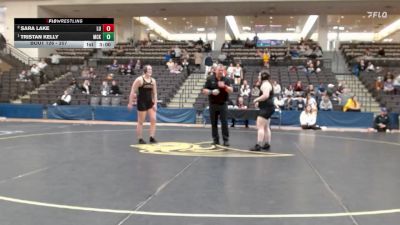 207 lbs 1st Place Match - Tristan Kelly, McKendree University vs Sara Lake, Lindenwood University