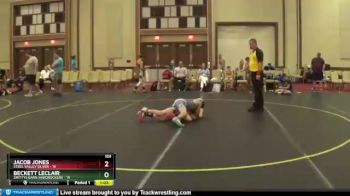 101 lbs Finals (8 Team) - Beckett Leclair, Smittys Barn Hardrockers vs Jacob Jones, Steel Valley Silver