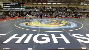 120 lbs Final - Bianca Fernandes, La Salle Academy vs Irie Byers, North Kingstown