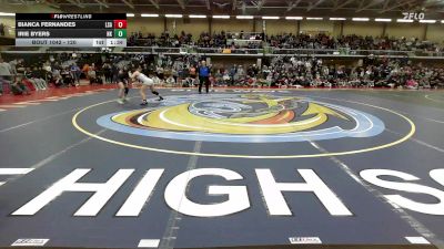120 lbs Final - Bianca Fernandes, La Salle Academy vs Irie Byers, North Kingstown