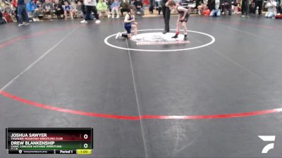 56 lbs Round 1 - Drew Blankenship, CNWC Concede Nothing Wrestling Club vs Joshua Sawyer, Thunder Mountain Wrestling Club