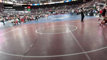 3A 126 lbs Champ. Round 1 - Dante Samano, Glenns Ferry vs JT Cutler, Soda Springs