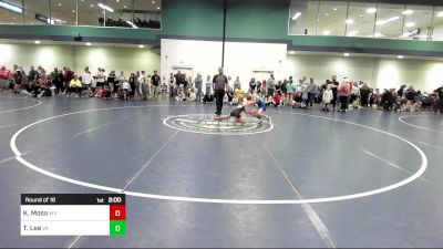 80 lbs Round Of 16 - Kruz Moss, WV vs Trey Lee, VA