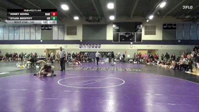 140 lbs Cons. Round 3 - Honey Govea, Waterloo West vs Sylvia Broffitt, Iowa City West