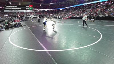 165 lbs Cons. Semis - Logan Carley, Omro vs Jacob Dannenberg, Mineral Point