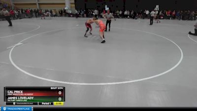 138 lbs Cons. Round 6 - Cal Price, MWC Wrestling Academy vs James Lovelady, Victory Wrestling