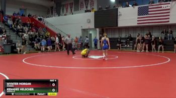 100 lbs Quarterfinal - Wynter Morgan, Marion vs Kenadee Helscher, Wapello