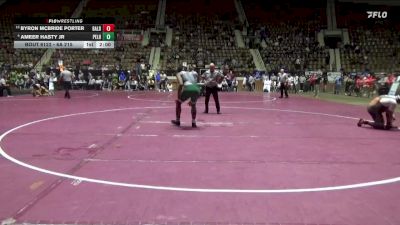6A 215 lbs Champ. Round 2 - Byron Mcbride Porter, Baldwin County vs Ameer Hasty Jr, Pelham