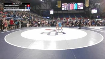 100 lbs Quarters - Krislynn Martinez, KS vs Vivienne Popadiuc, NM