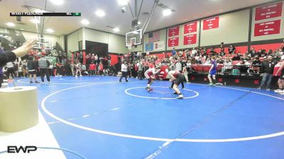 144 lbs Consi Of 16 #2 - Wyatt Fletcher, Hilldale vs Damian Smith, Skiatook HS