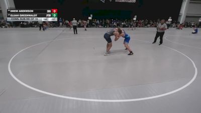 144 lbs Cons. Sub-rd Of 16 - Elijah Greenwaldt, Jack Pine Savage Wrestling vs Drew Anderson, Sebolt Wrestling Academy