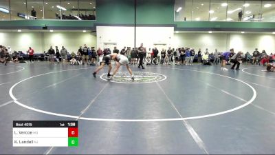 126 lbs Round Of 256 - Landen Vercoe, MD vs Knox Landell, NJ