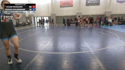 120 lbs Champ. Round 2 - Eva Reinitz, Team Takedown vs Sophie Jimenez, Grindhouse Wrestling Club