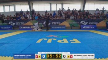 JOSE ROBERTO GAVIOLI NOGUEIRA vs ARTHUR HENRIQUE CALCOLLI 2026 FPJJ Copa Grandes Mestres Etapa 3
