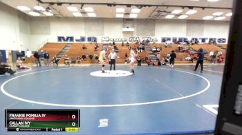 197 lbs 3rd Place Match - Frankie Pomilia IV, Santa Rosa College vs Callan Ivy, Chabot College