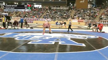 285 lbs Champ. Round 2 - Landon Bryant, Whitley County vs Wyatt Riley, Ashland Blazer