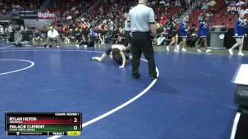 3A-126 lbs Champ. Round 1 - Rylan Hilton, Indianola vs Malachi Clement, Clear Creek-Amana