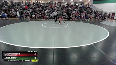 75 lbs Cons. Round 1 - Landon Roberts, Big Game Wrestling vs Zayne Newell, The Best Wrestler