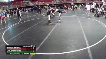 165 lbs Semifinal - Taytum Maddox, Falls City Wrestling Club vs Lynley Leonard, NCYAC