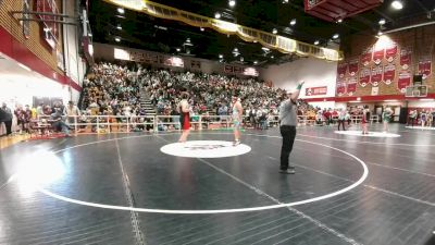 275 lbs Quarterfinal - Greyson George, Dean Morgan vs Eliah Duran, Wyoming Indian Middle School