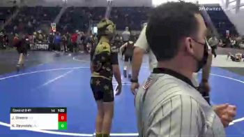 70 lbs Consi Of 8 #1 - Jj Greene, The Club vs Nathan Reynolds, California Grapplers