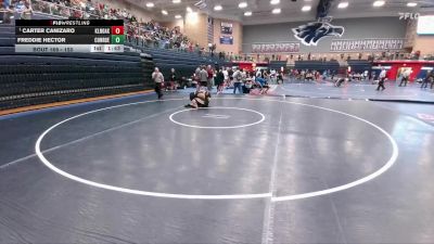 150 lbs Quarterfinal - Carter Canizaro, Klein Oak vs Freddie Hector, Conroe