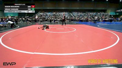 73 lbs Round Of 16 - Kason Molinaro, Rising Sun Wrestling Club vs Urijah Vasquez, Elite Force Wrestling Club