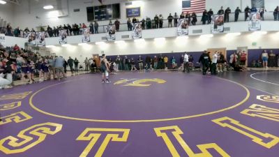 138 lbs Quarterfinal - Jj Haney, Powell Middle School vs Bryton Grant, Cody Middle School