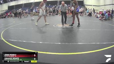 187 lbs Semis & 1st Wrestleback (8 Team) - John Mosely, Palmetto White vs Zaviaun Whack, Invictus Wrestling Club