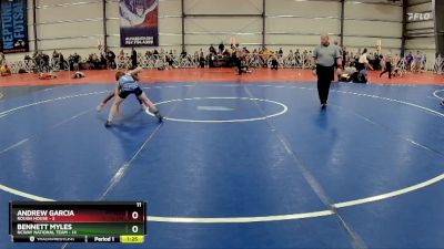 88 lbs Rd# 6- 9:00am Saturday Final Pool - Bennett Myles, NCWAY National Team vs Andrew Garcia, Rough House