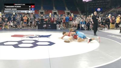 157 lbs Cons. Rd Of 64 - Benjamin Ploehn, Utah vs Parker Quinn, New Jersey