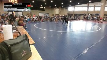 50 lbs Round 4 - Dawson Adkison, Bay County Elite Wrestling vs Cole Hahn, Backyard Brawlers
