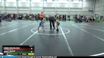 44 lbs Round 3 (6 Team) - Owen Woleslagle, Phoenix Blue vs Quest Bostic, 84 Athletes