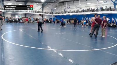 Elite 285 lbs Quarterfinal - Tyler Raway, Augsburg College vs Wyatt Smith, Coe