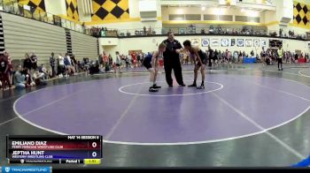 110 lbs Quarterfinal - Emiliano Diaz, Perry Meridian Wrestling Club vs Jeptha Hunt, Western Wrestling Club