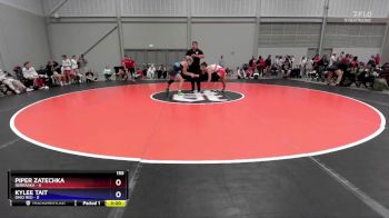 155 lbs Placement Matches (8 Team) - Piper Zatechka, Nebraska vs Kylee Tait, Ohio Red