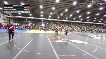 150 lbs Champ. Round 2 - Kael Bennett, Chadron Junior Wrestling Club vs Aidan Callahan, Black Hills Wrestling Academy