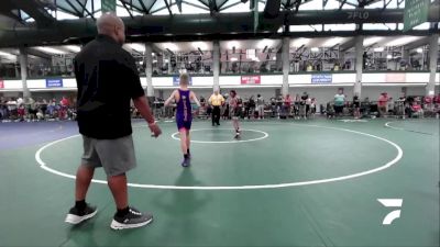 67-72 lbs Quarterfinal - Teddy Millard, Rochelle Wrestling Club vs Miguel Sanders, STL Warrior