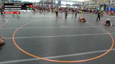165 lbs Cons. Round 2 - Greyson Strickland, Unattached vs Nikita Chechkovsky, Unattached
