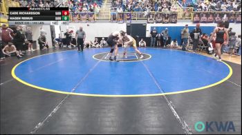 140 lbs Consolation - Cade Richardson, Barnsdall Youth Wrestling vs Hagen Remus, Barnsdall Youth Wrestling