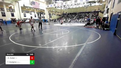 189 lbs Round Of 16 - Carter Euker, Perkiomen Valley vs Tanner Hodgins, Howell